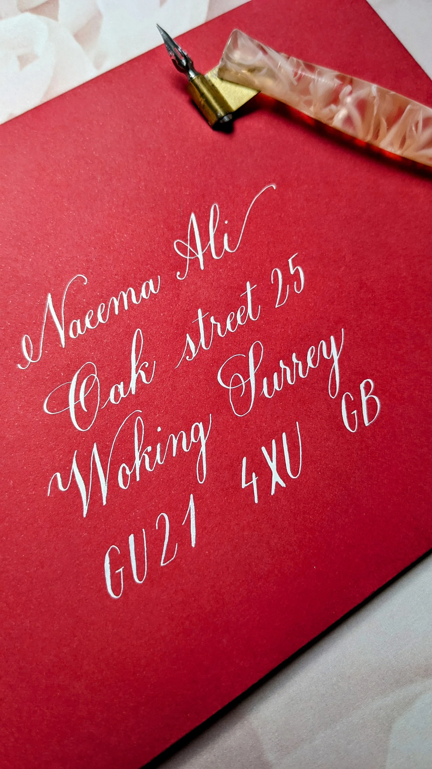 Enveloppes calligraphie, invitation tout événement