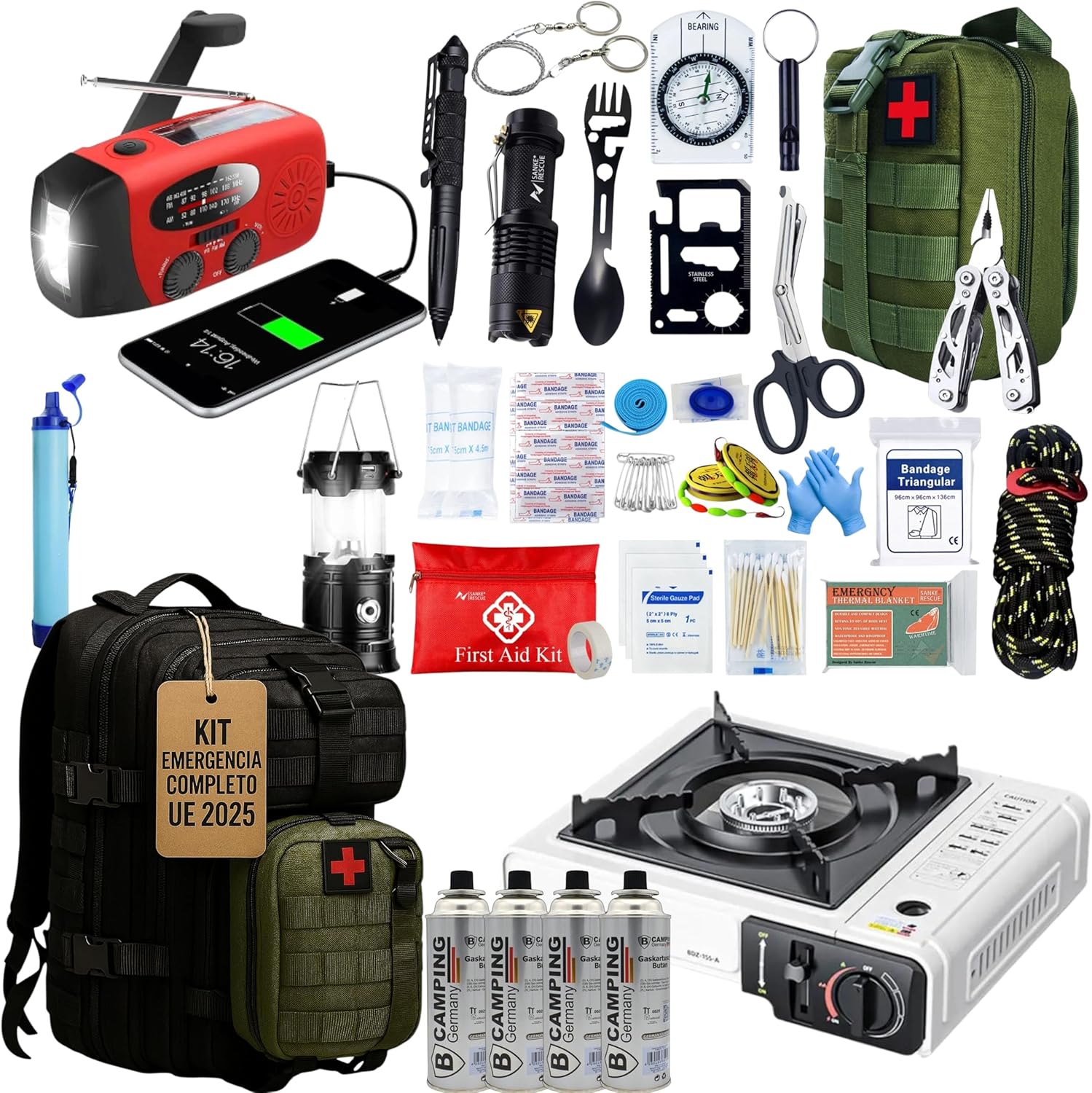 Mochila de Emergencia de 72 Horas: Kit Completo de Supervivencia