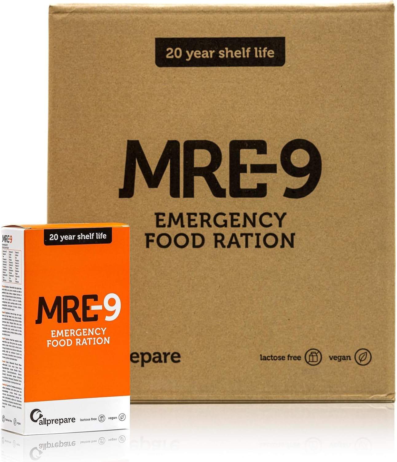 Allprepare Ración de Emergencia – Kit Alimenticio con Vitaminas (Larga Vida)