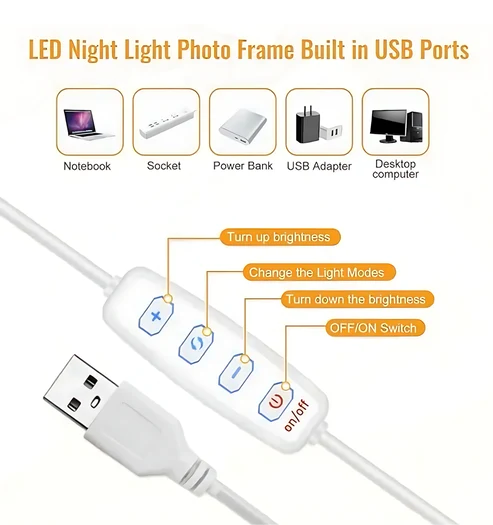 Find Your Zen: LED Drawing Frames for Wall and Desk Decor - Illuminate Your Space with Serene Village Vibes!