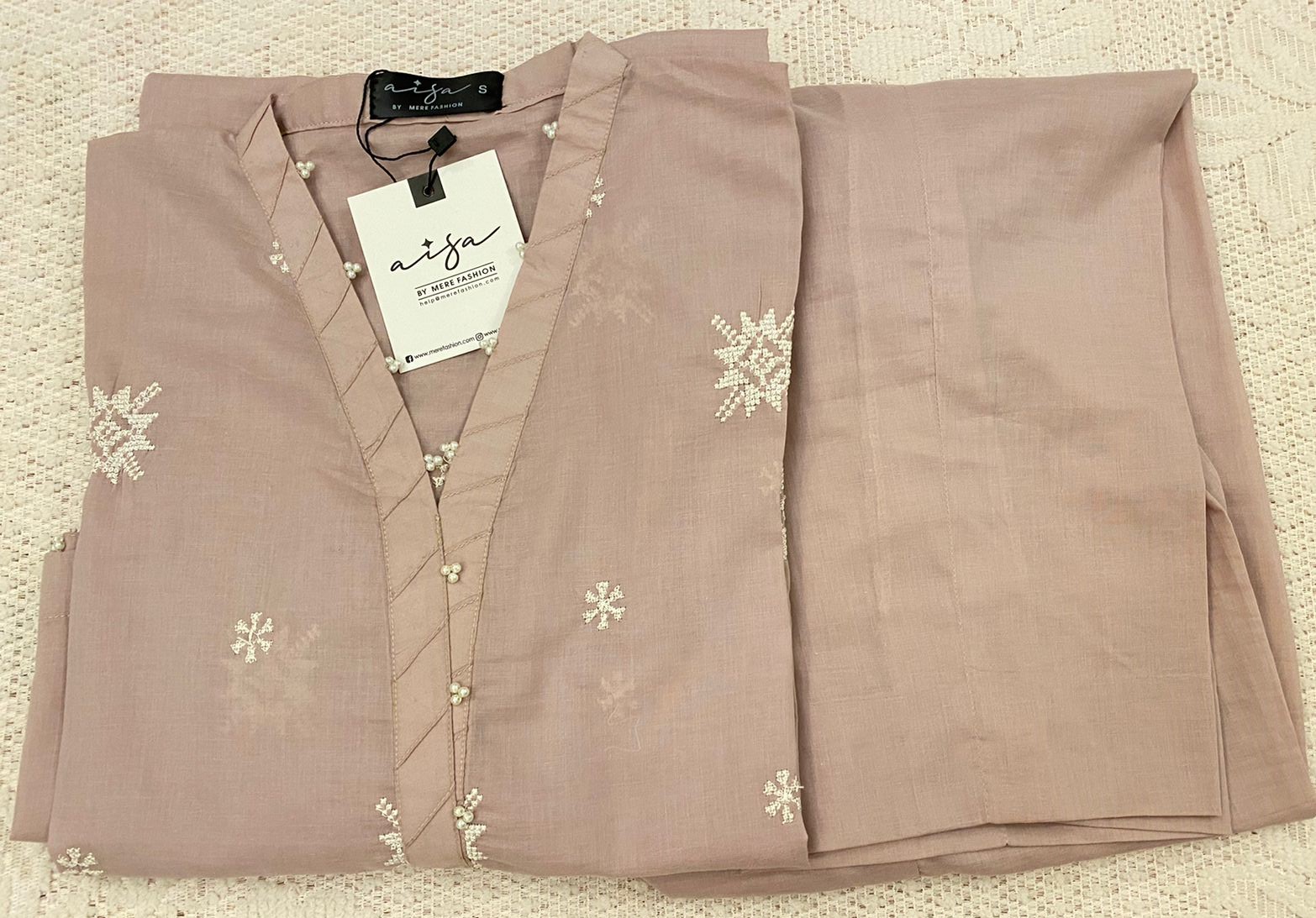 T Pink Digital Emb 2 pc suit