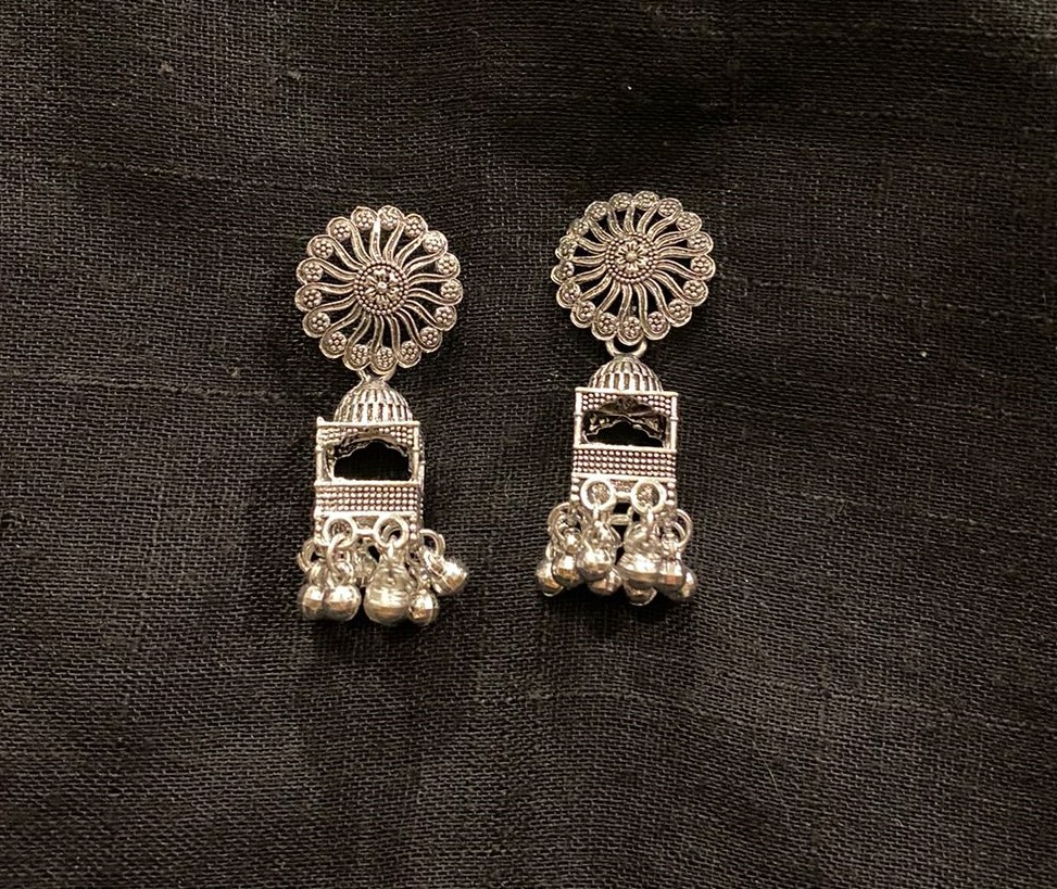 Silver classic jhumka JHK-8