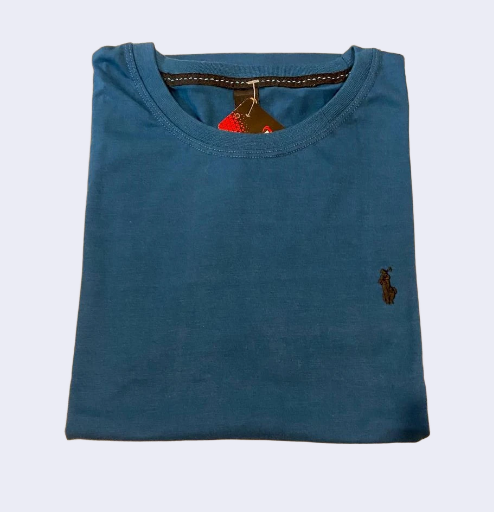 Teal Green tshirt with emb logo MT-14
