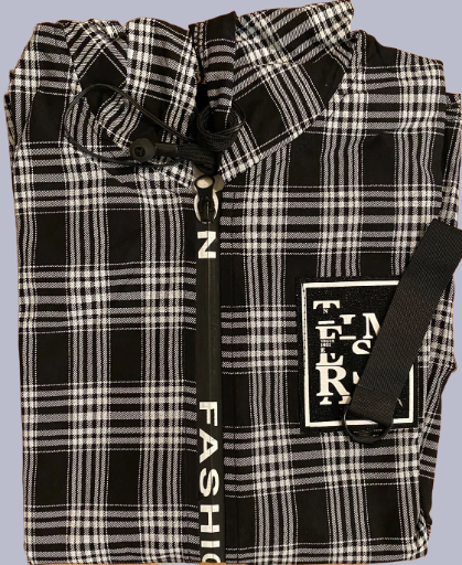Plaid Hooded Shirt BT-3