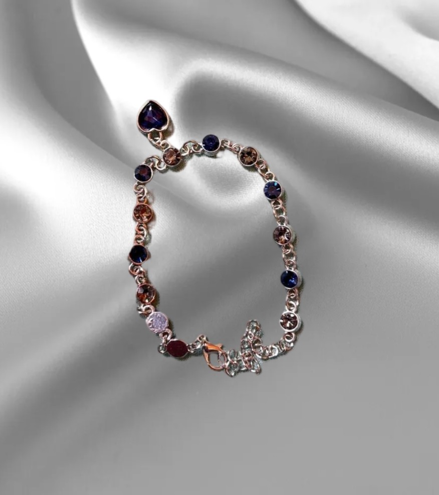 Blue Silver Bracelet BR-12