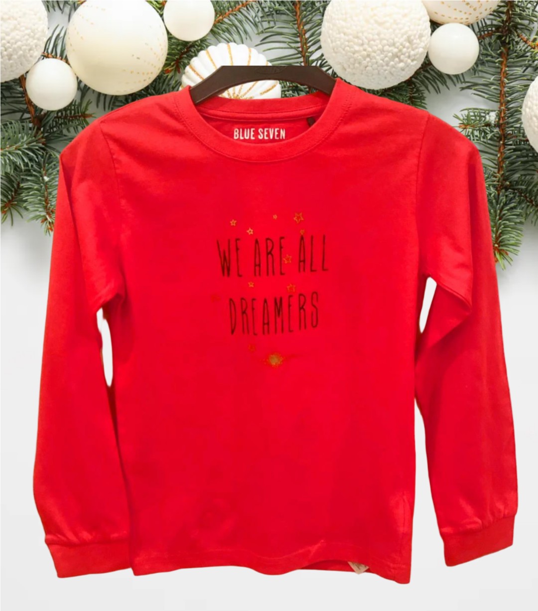 Red Long-Sleeve Sweat Shirt GT-31