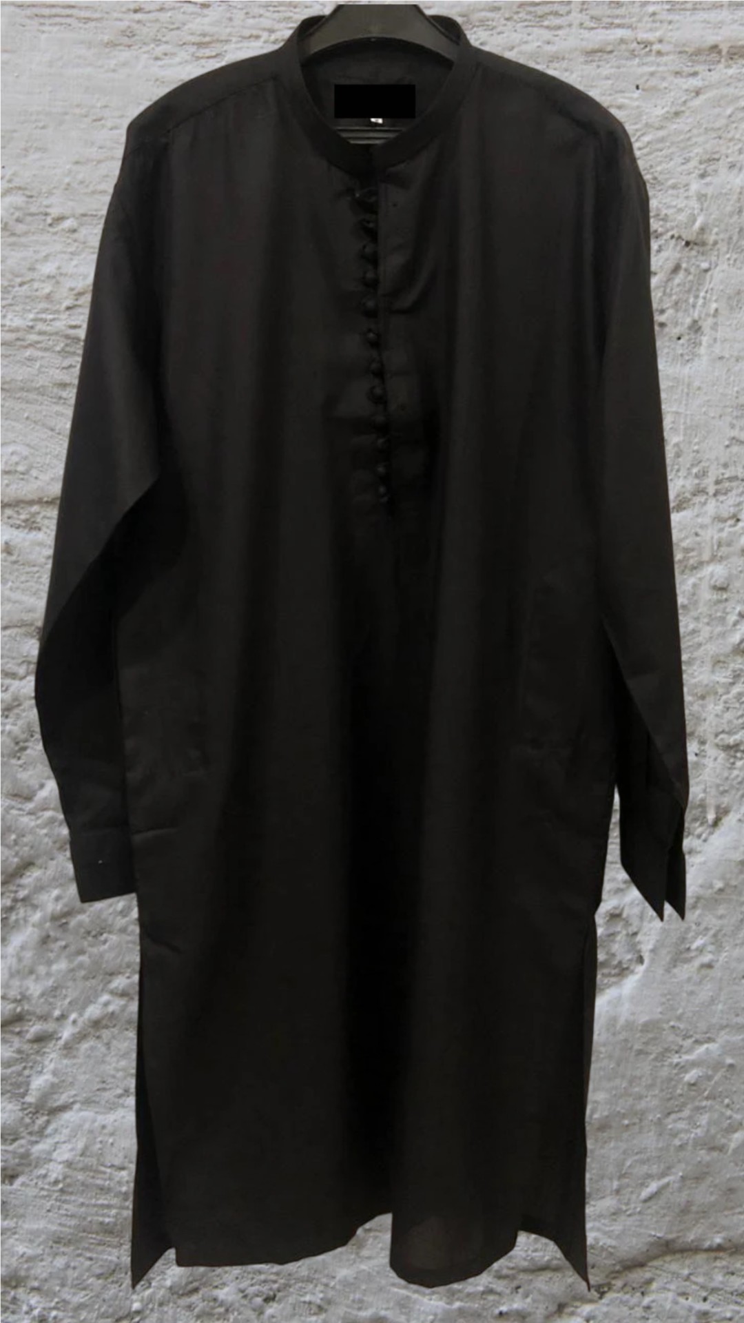 Black Button down pyjama suit MSS-6