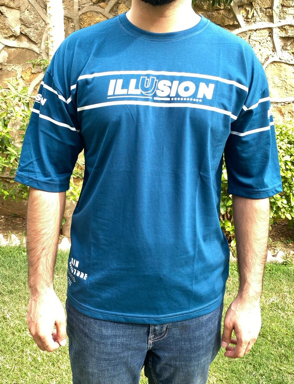 Drop Shoulder Tee "ILLUSION" MT-5