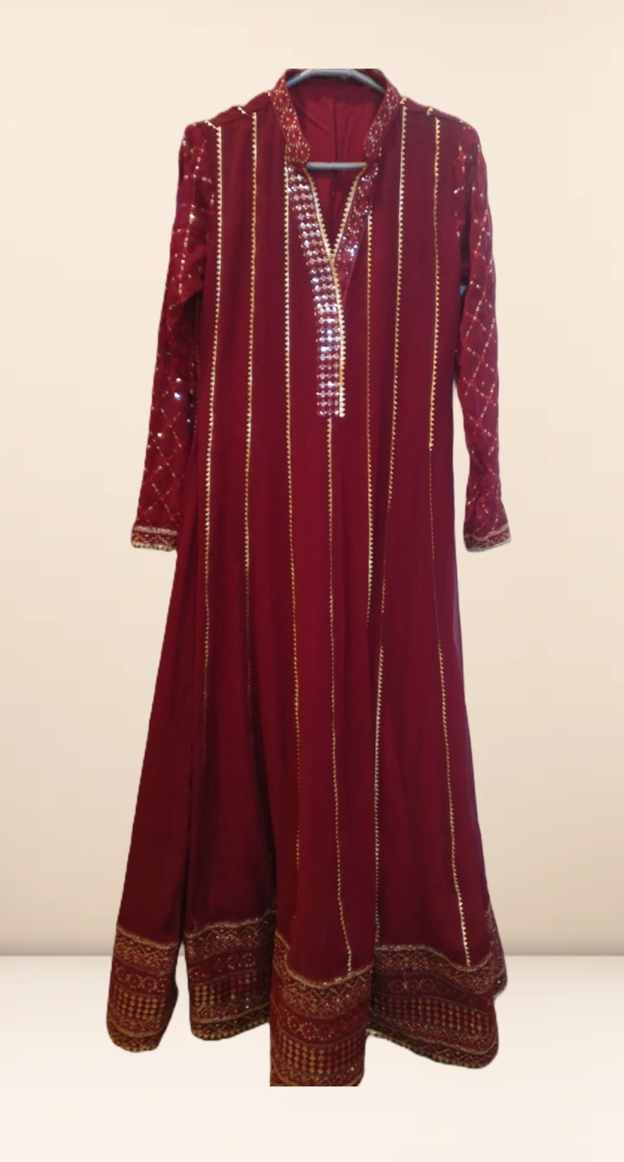 3 pc Party Suit (1 trouser, shirt. dupatta) WDS-3