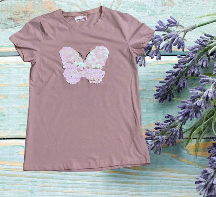 Cap sleeve t shirt BUTTERFLY GT-5