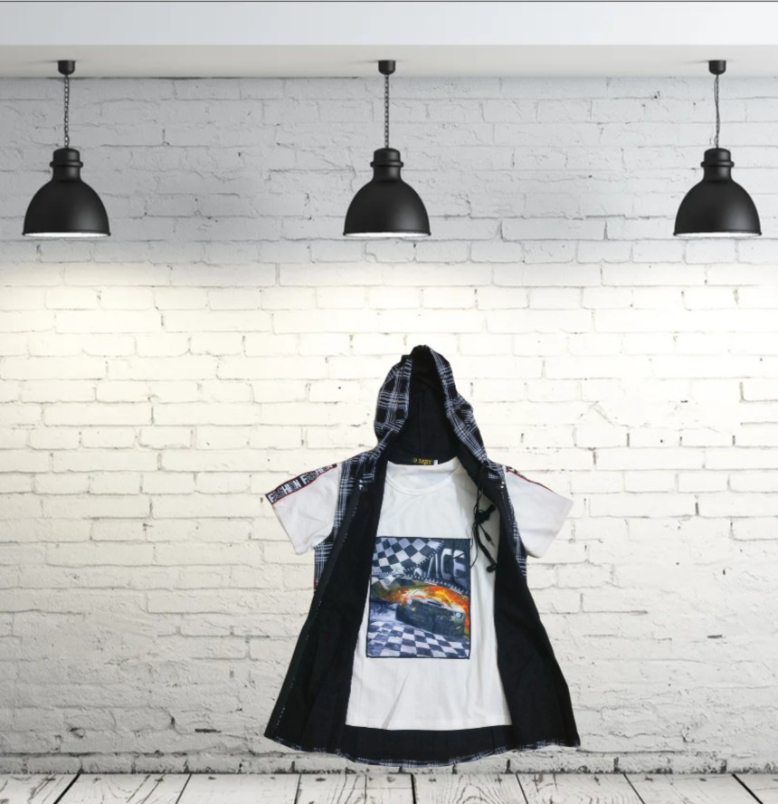 Plaid Hooded Shirt BT-3