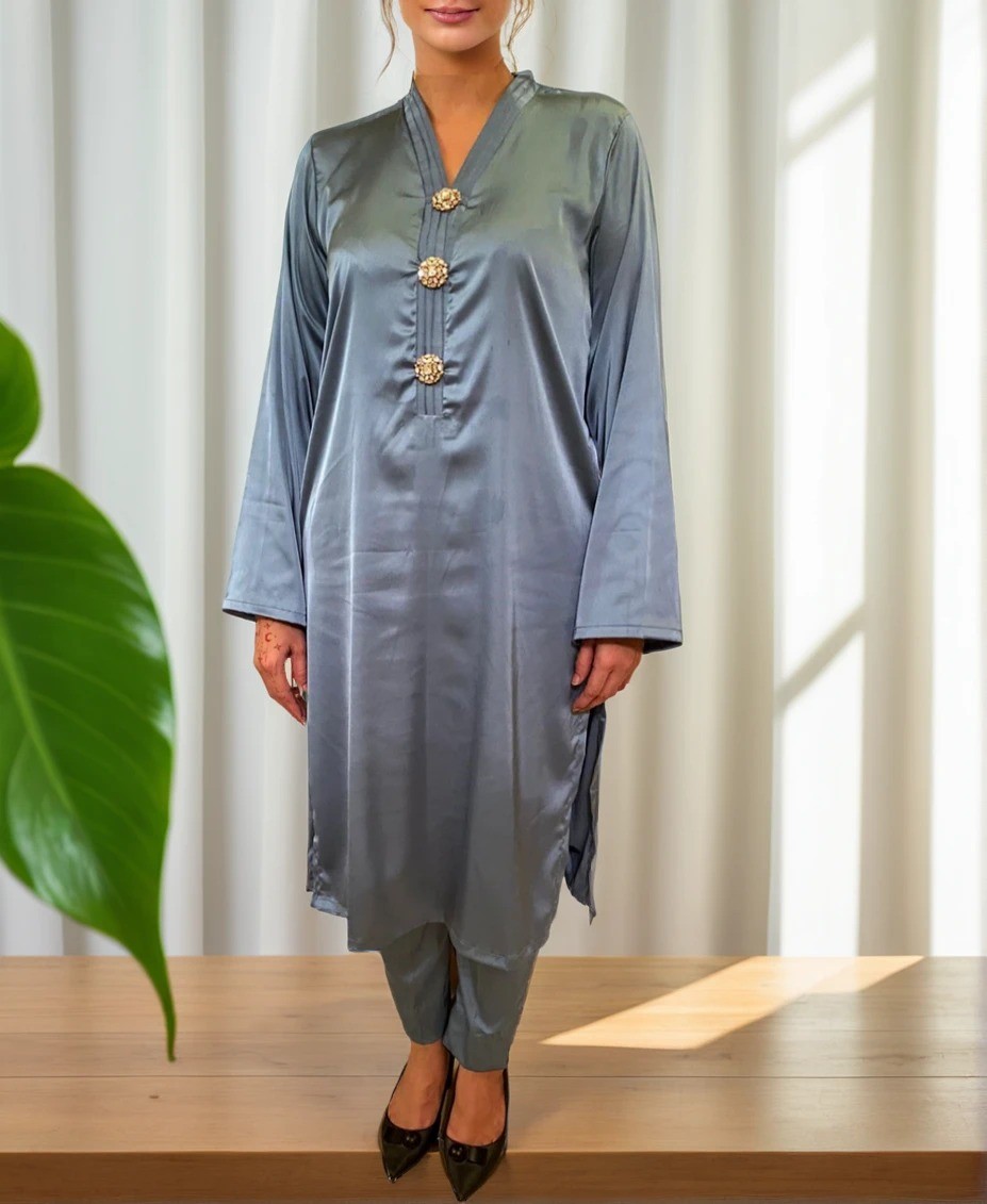 Ice Blue 2 pc shalwar suit WDS-4