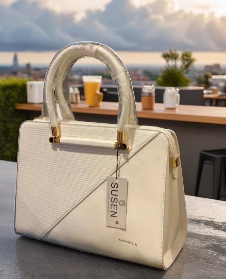 White Handbag MAGNOLIA  AB-2