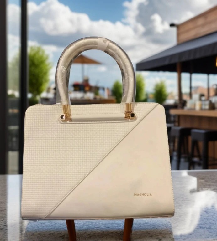 White Handbag MAGNOLIA  AB-2