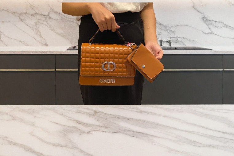  Cross Body Bag / Purse Combo BROWN