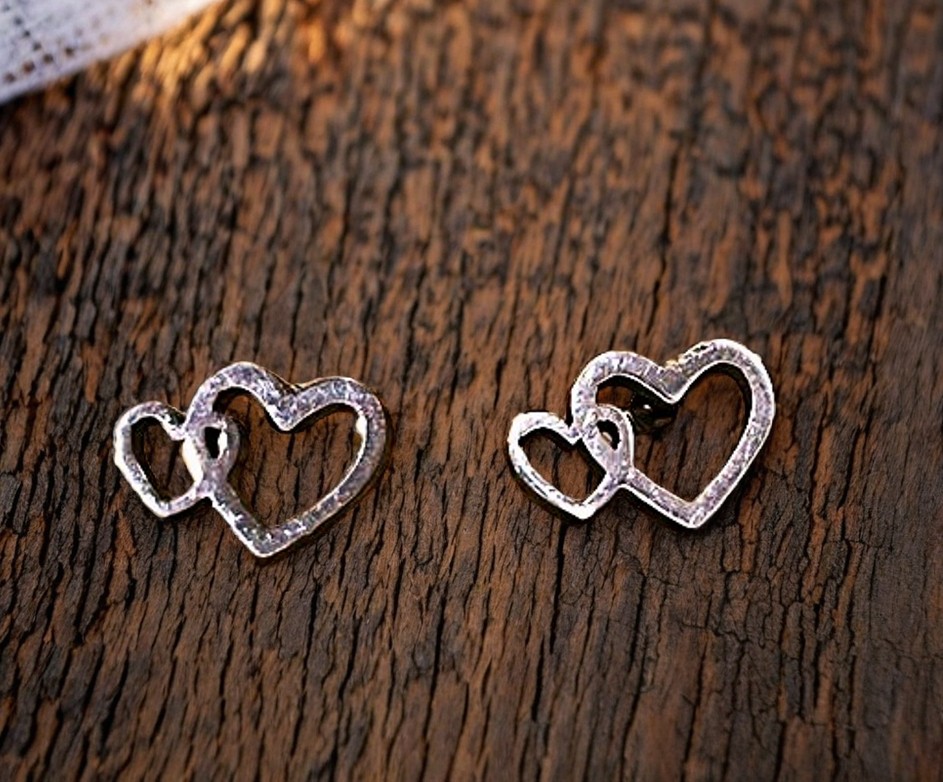 Interlocking Heart Earrings ER-11