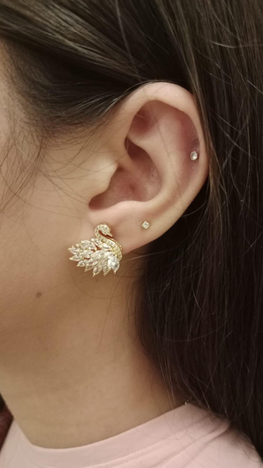 Swan earring ER-19