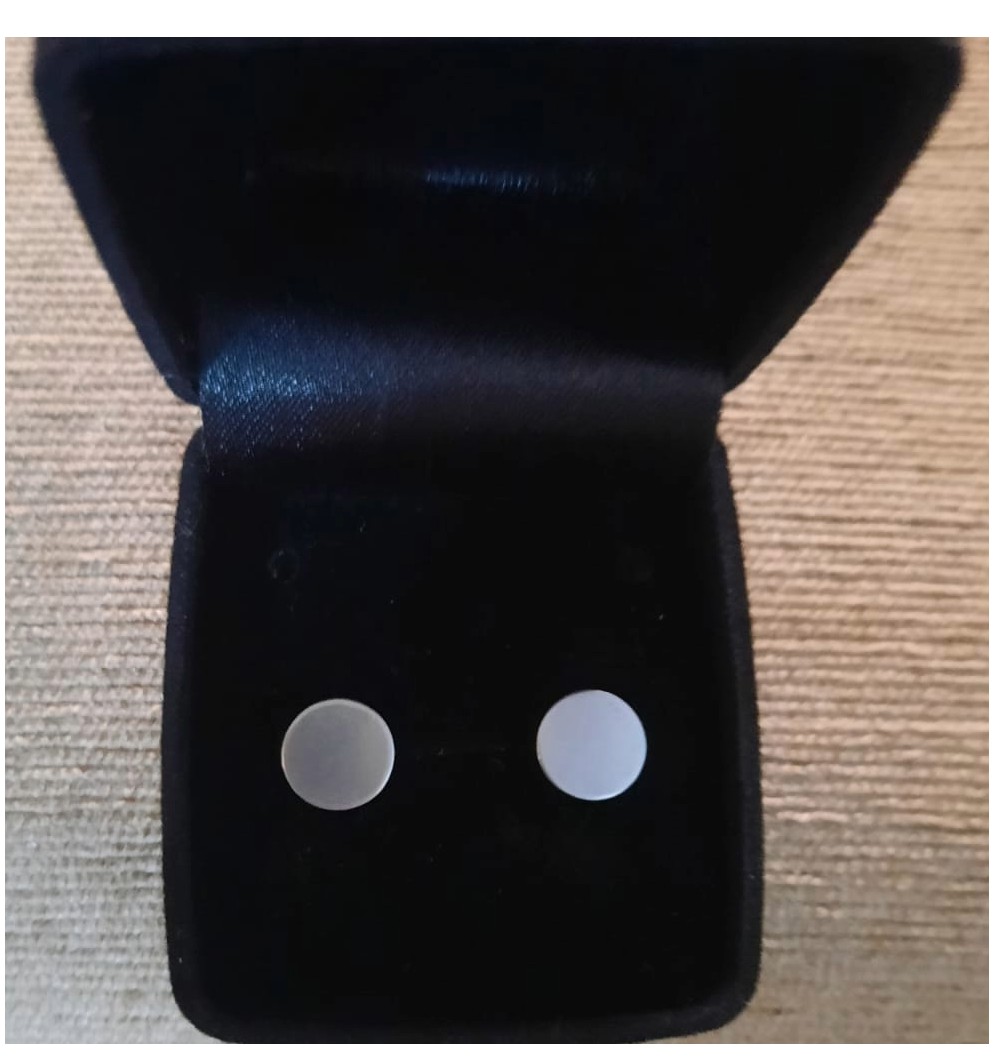 Silver round shape earring ER-22 