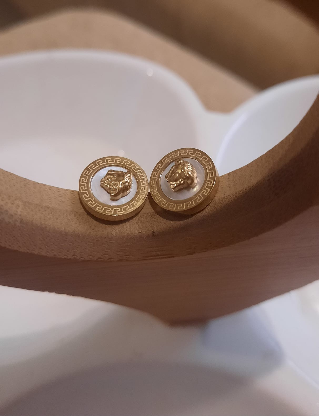 Gold Stud Earrings ER-40