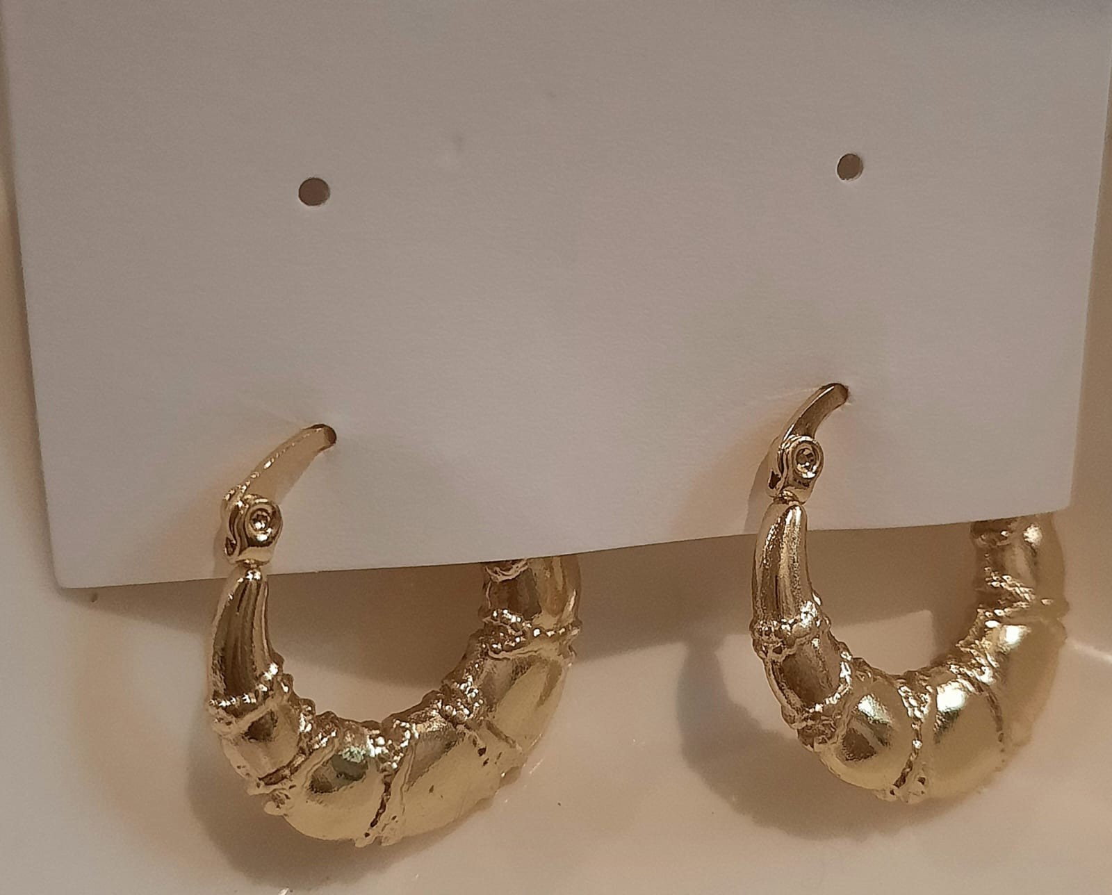 Gold-Tone Hoop Earrings ER-37