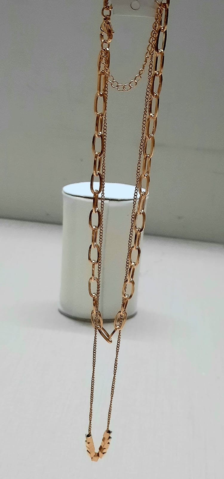 Gold Plated Stainless Steel Necklace NL-15