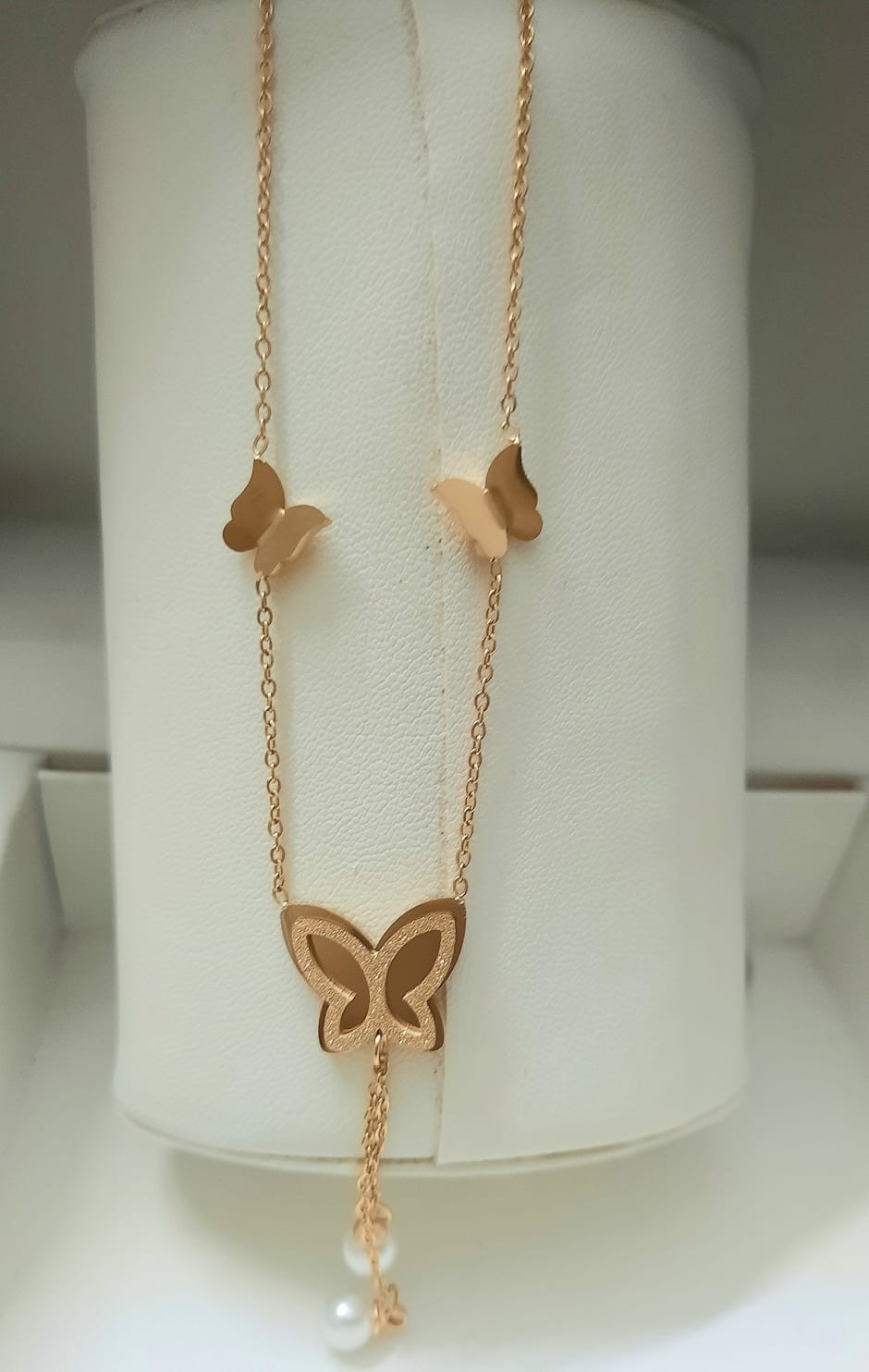 Gold Necklace with Charms NL-14