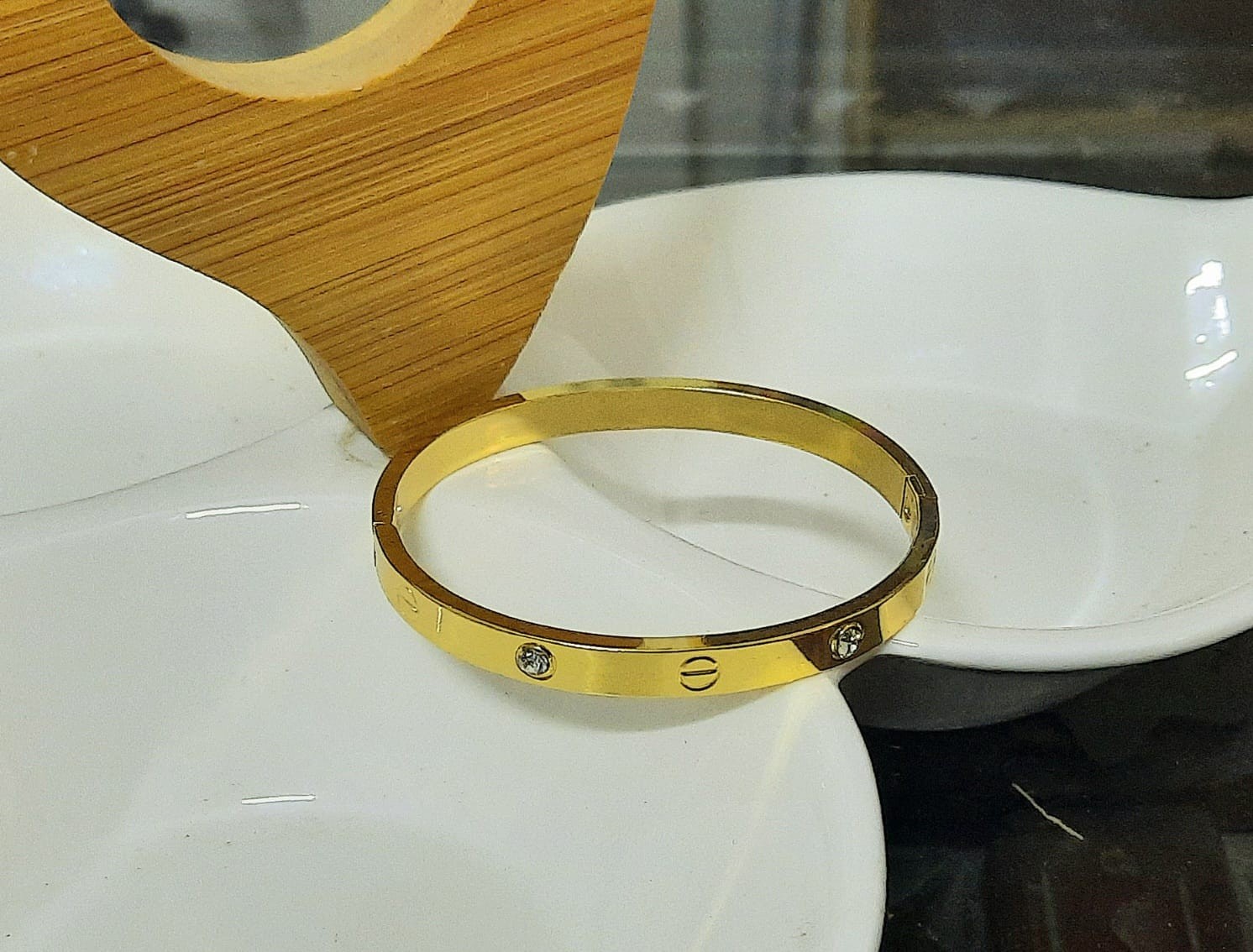 Gold-Plated Stainless Steel Bracelet BR-30