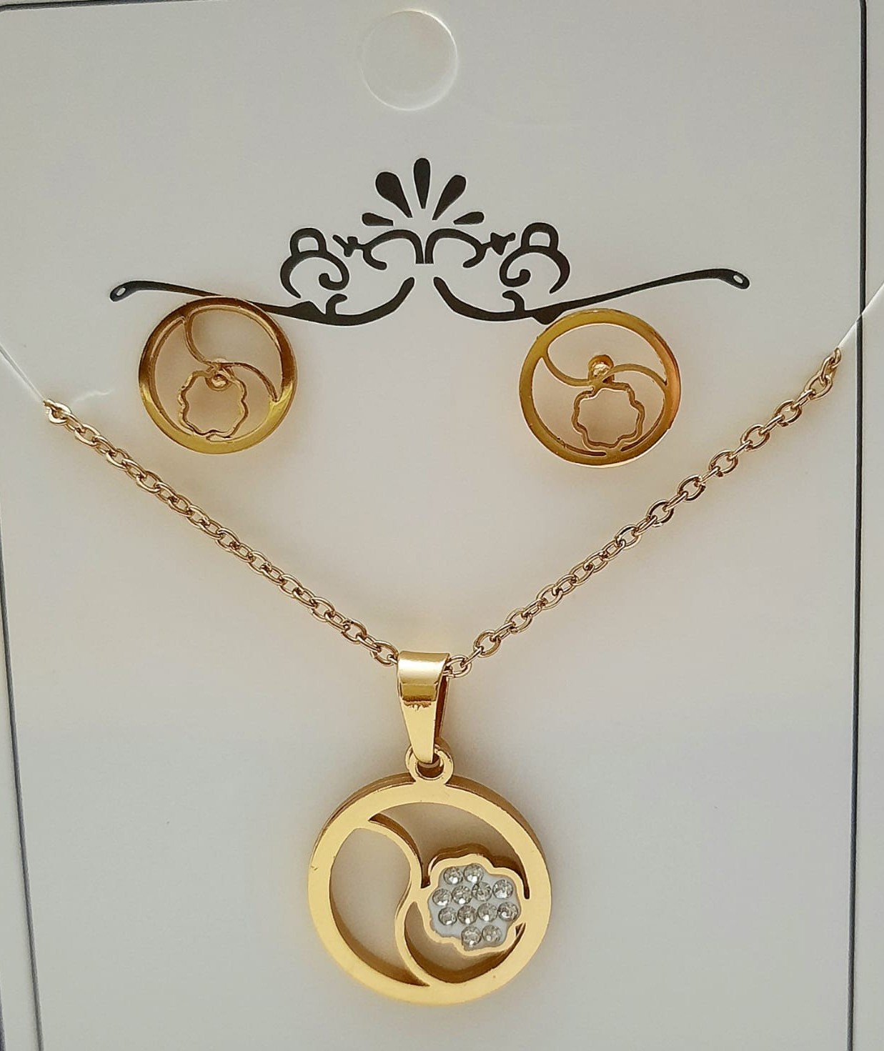Elegant Gold Plated Jewelry Set NL-22