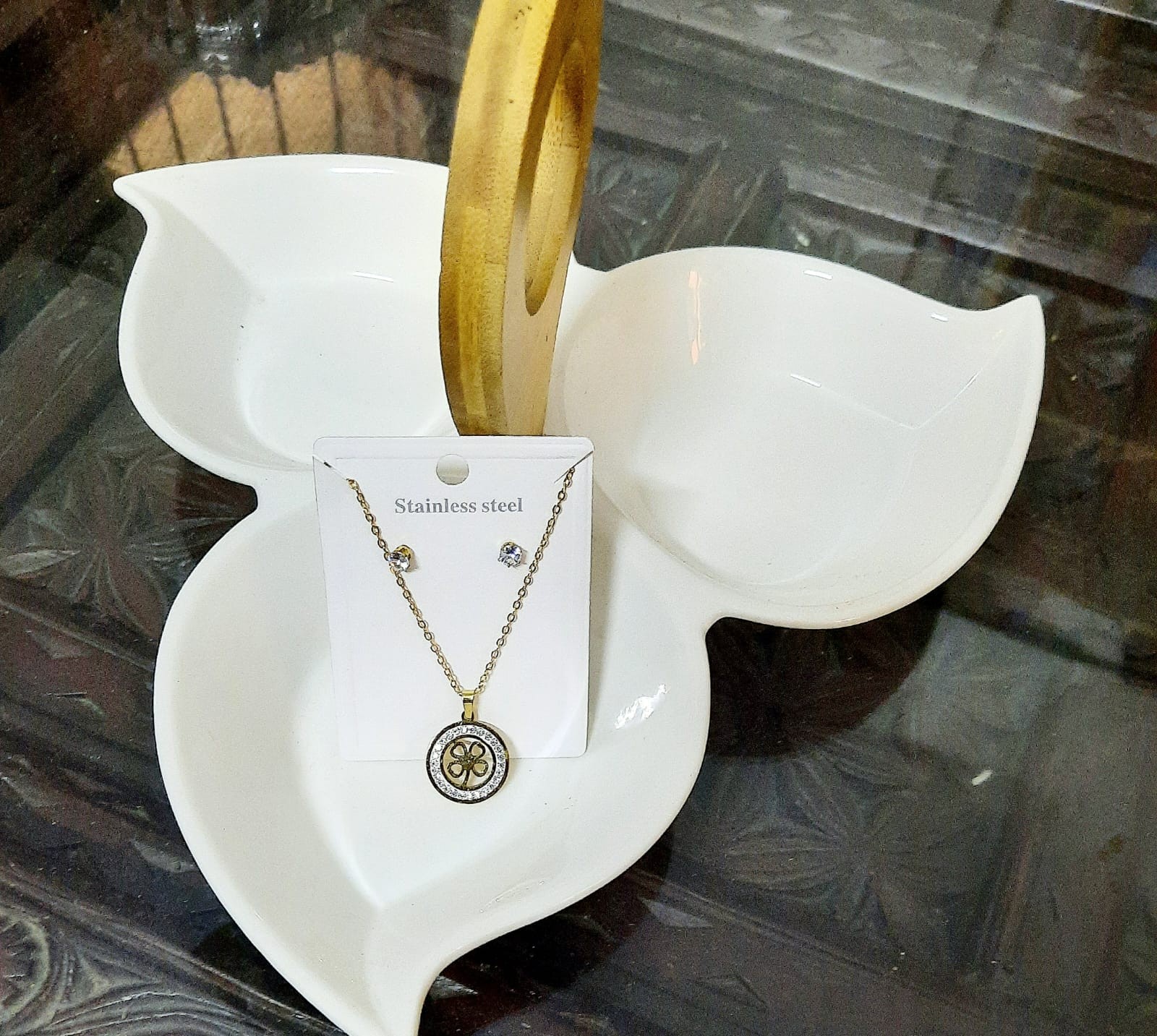 Stainless Steel Necklace Set NL-43