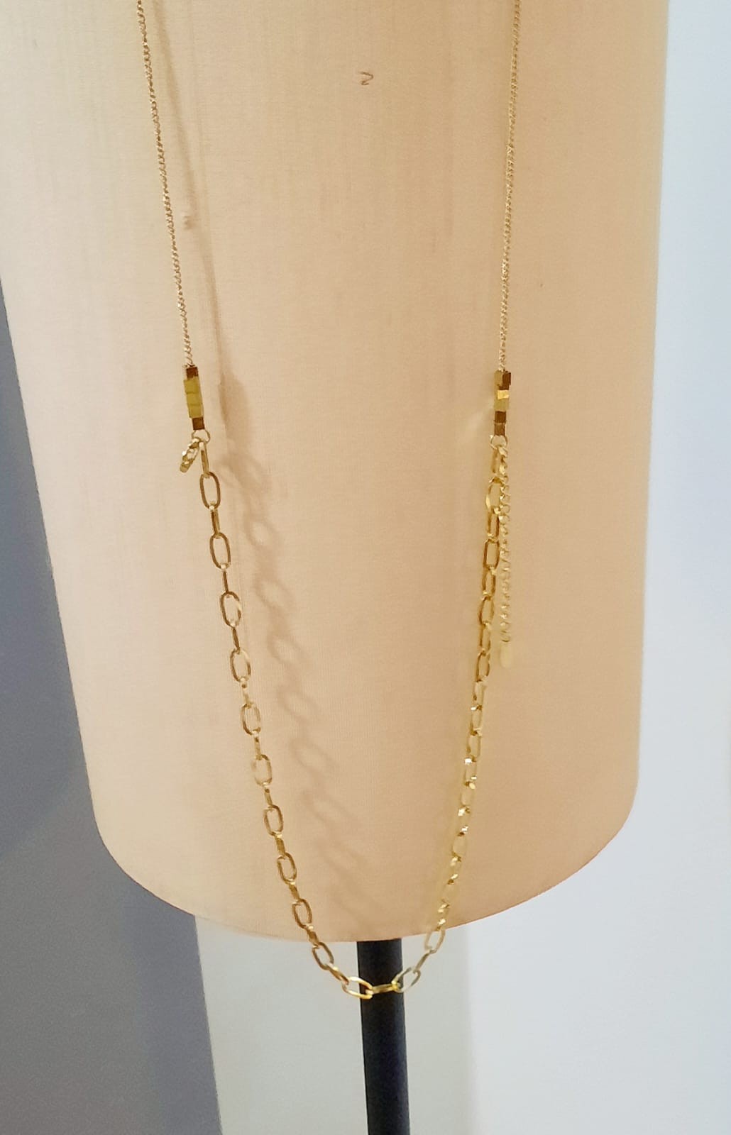 Gold Plated Stainless Steel Necklace NL-15