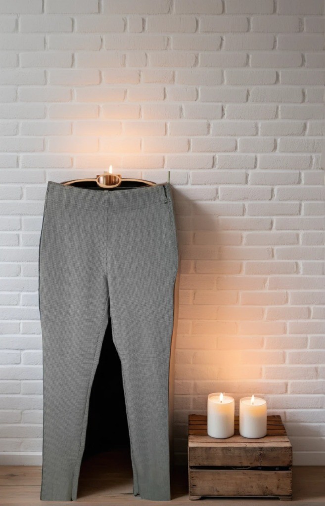 Gray Patterned Trousers LT-2