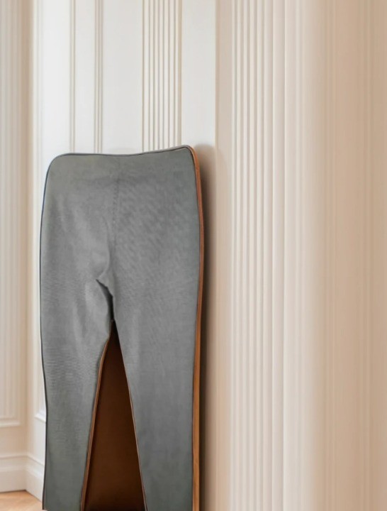 Gray Patterned Trousers LT-2