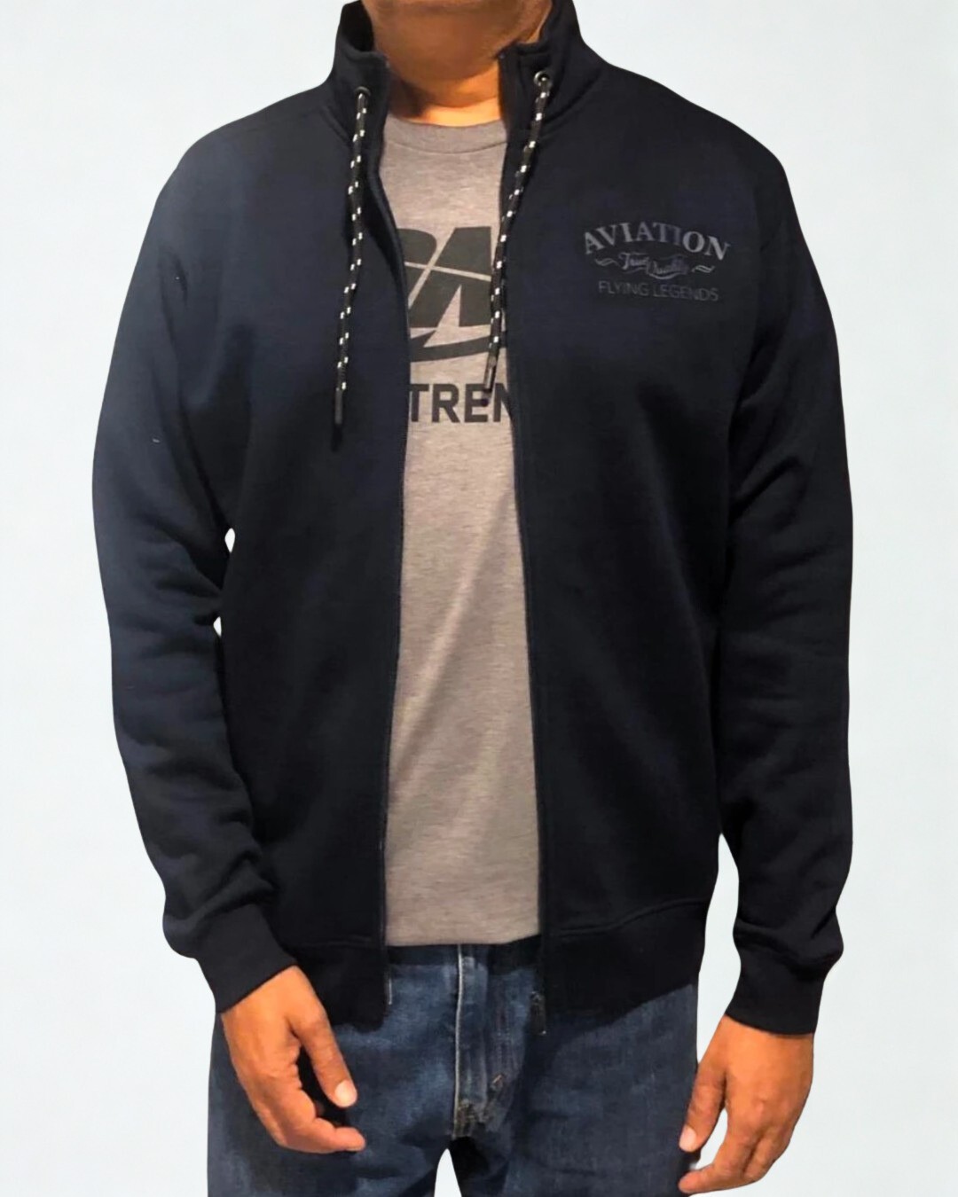 Jacket, Zippered BLUE, MC-1