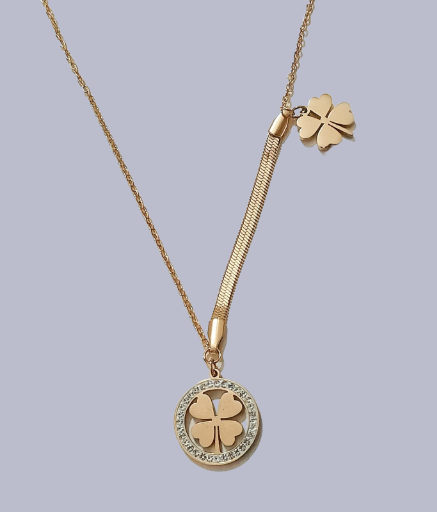 Four-Leaf Clover Pendant Necklace NL-73