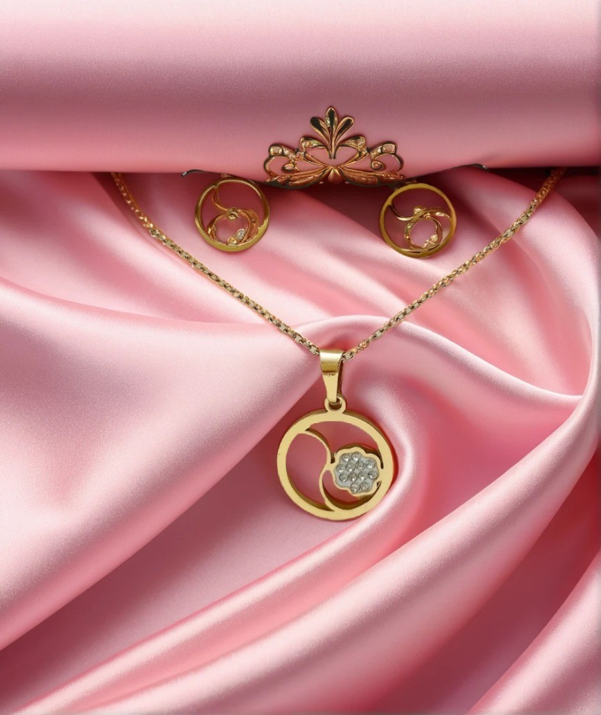Elegant Gold Plated Jewelry Set NL-22