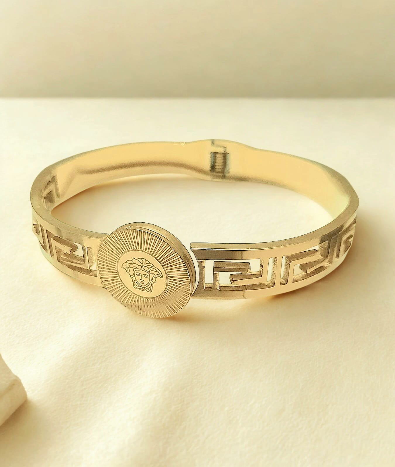 Gold-Plated Designer Bracelet BR-48