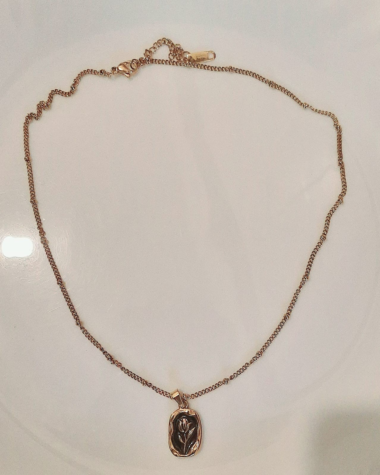 Gold Pendant Necklace RNG-45