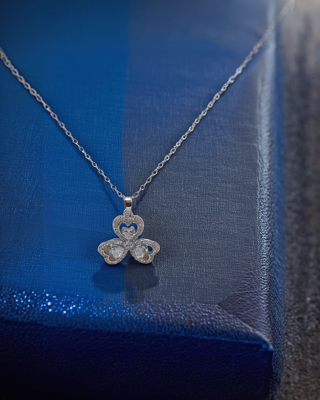 Silver Heart Pendant Necklace NL-88