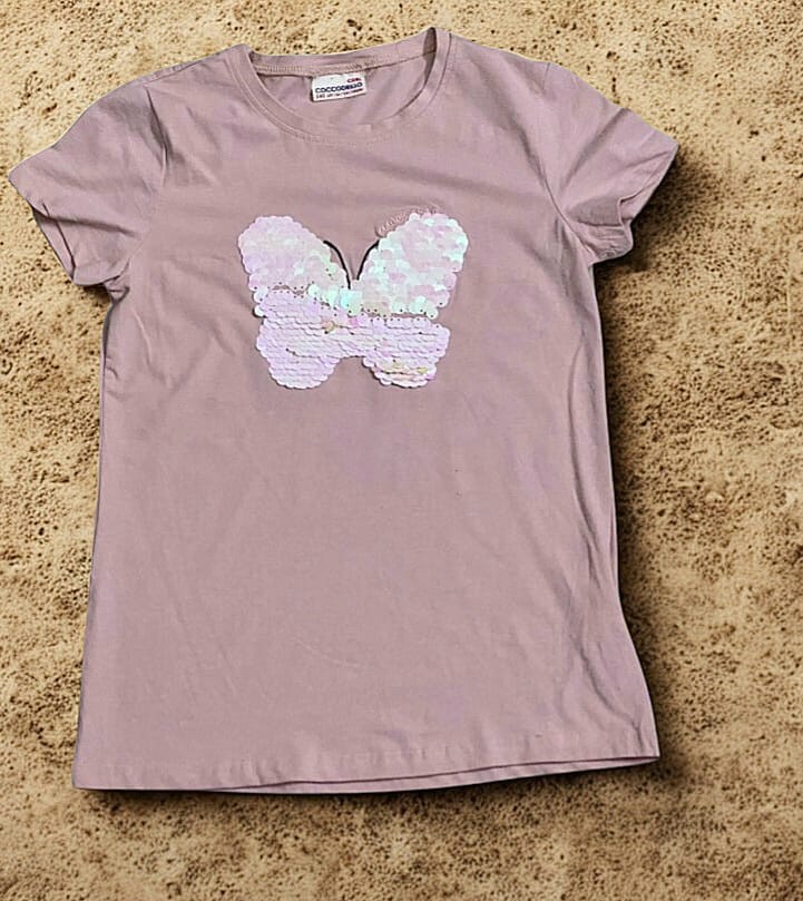 Cap sleeve t shirt BUTTERFLY GT-5