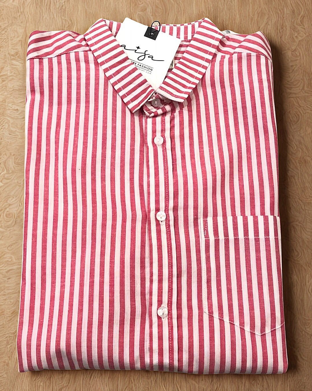 Red and White Striped Shirt GT-009