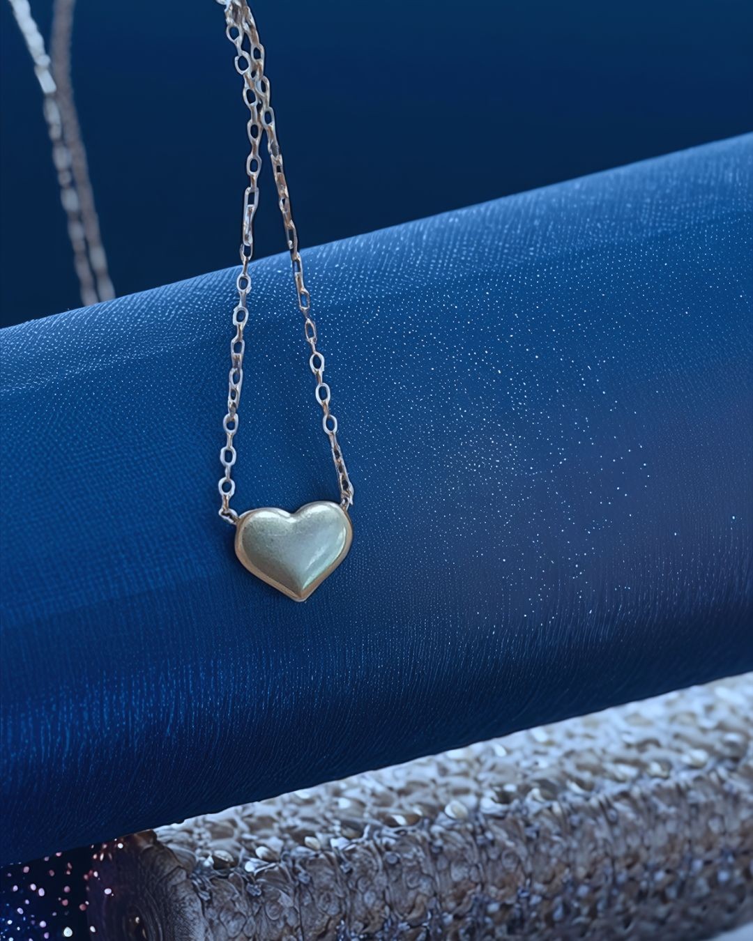 Silver Heart Pendant Necklace NL-50