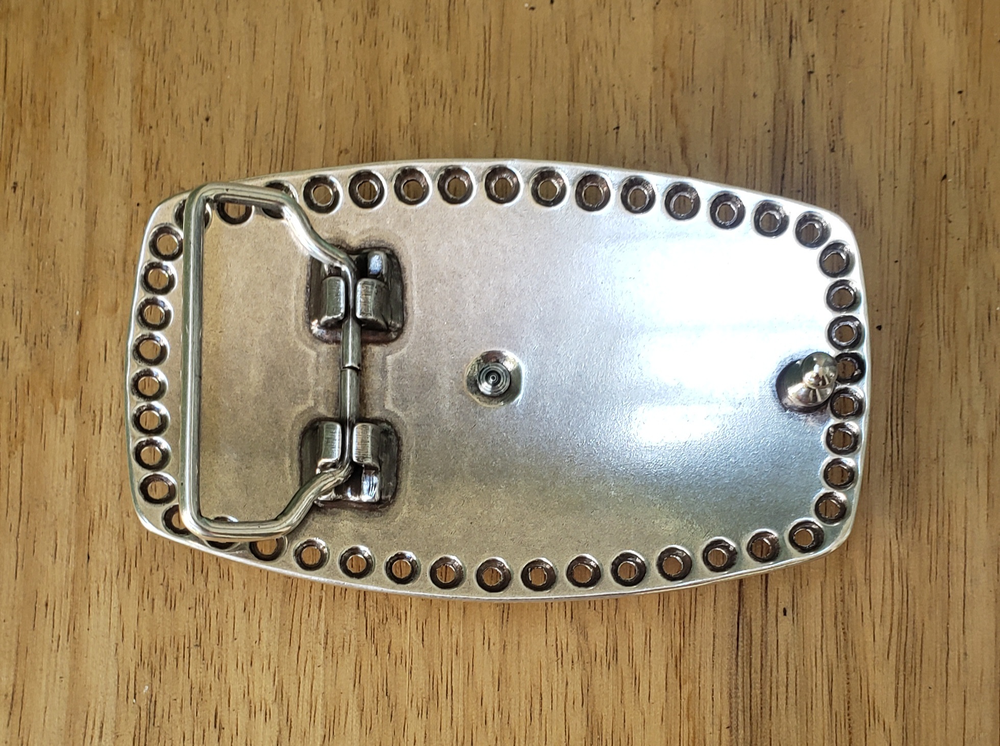 Boucle ceinturon tête de taureau