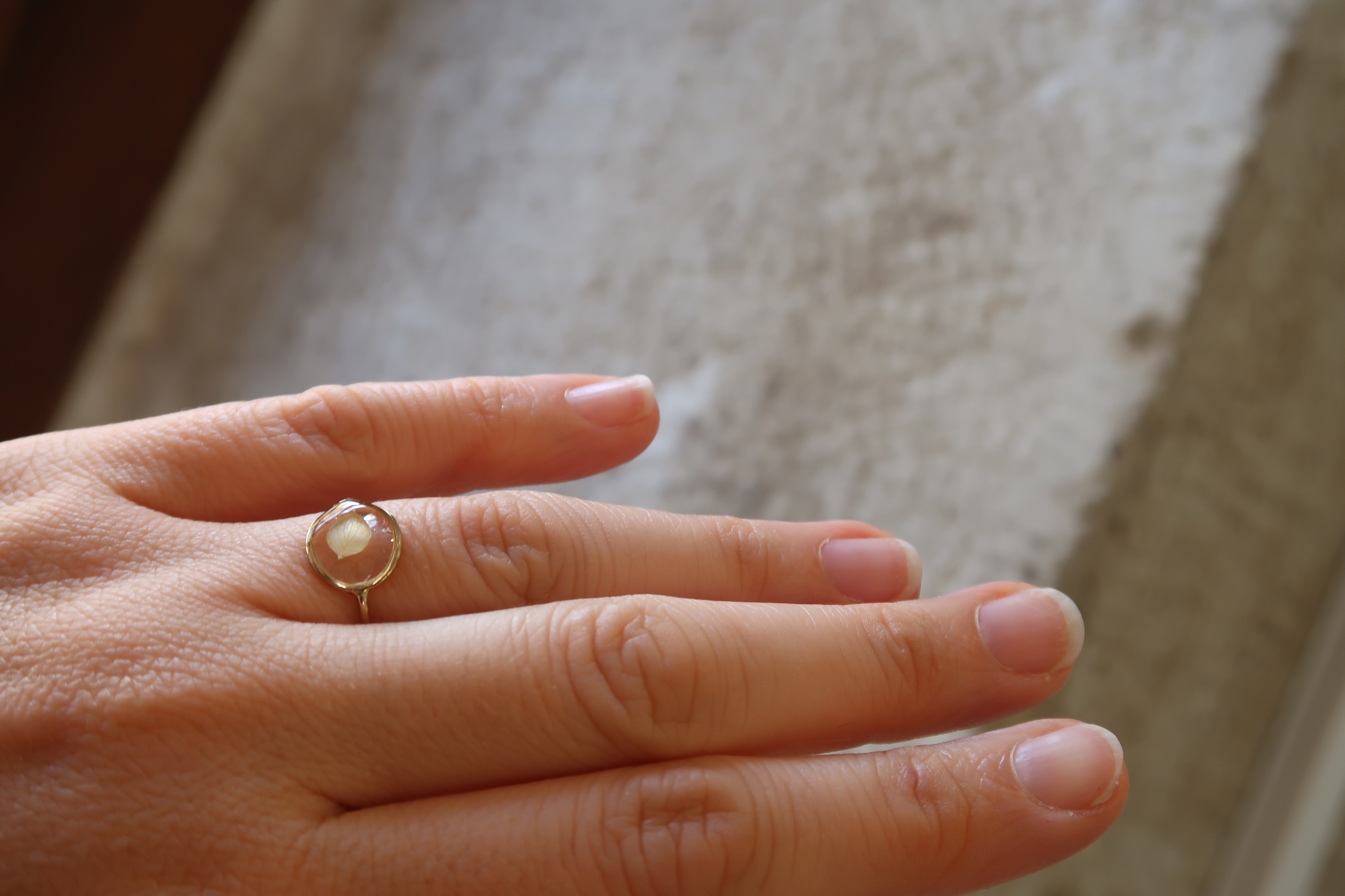 Bague Bulle hydrangea 52