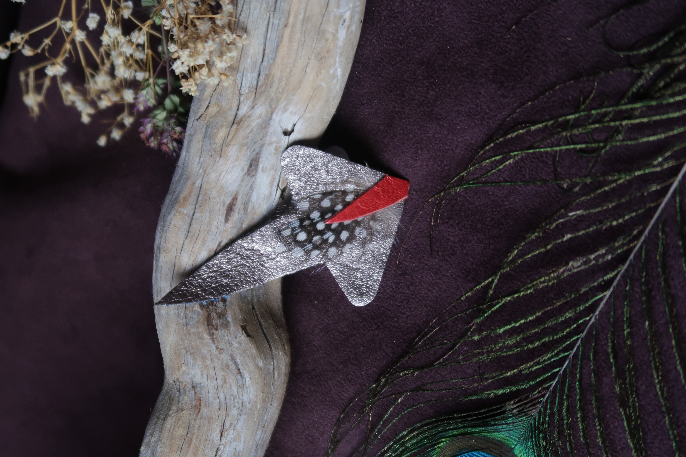 Broche Flèche argent 