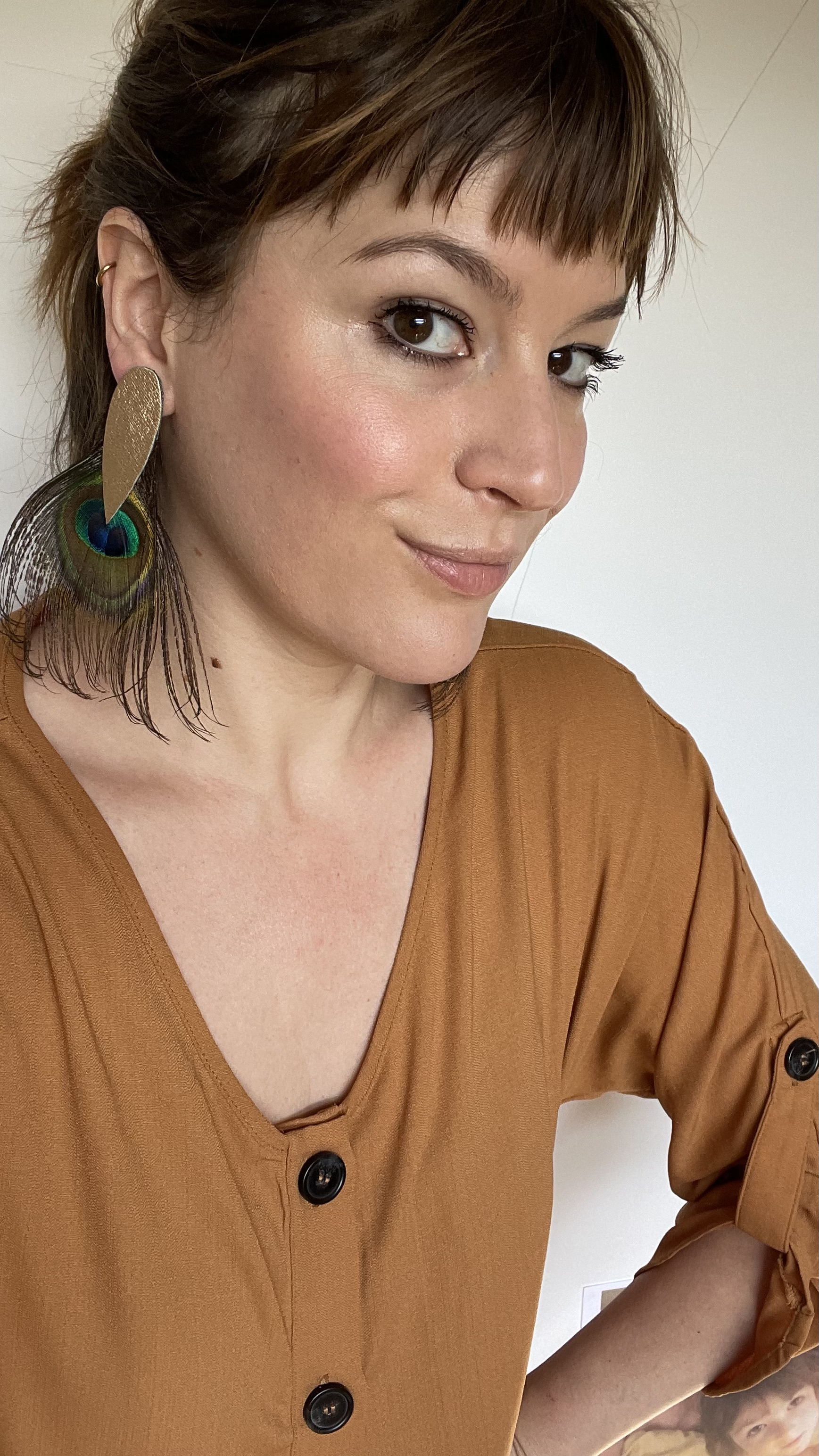 Boucles Birdilles paon