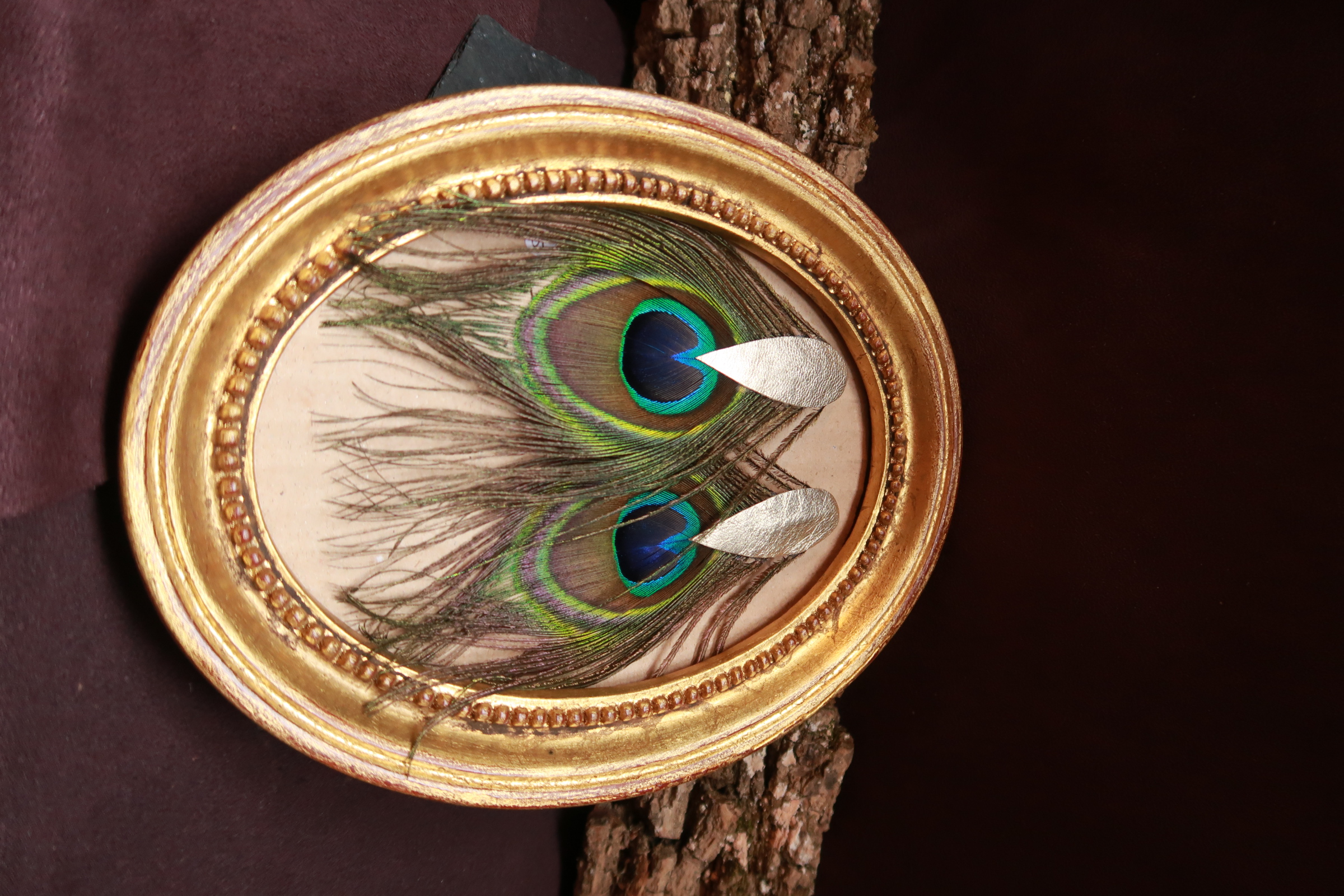 Boucles Birdilles paon