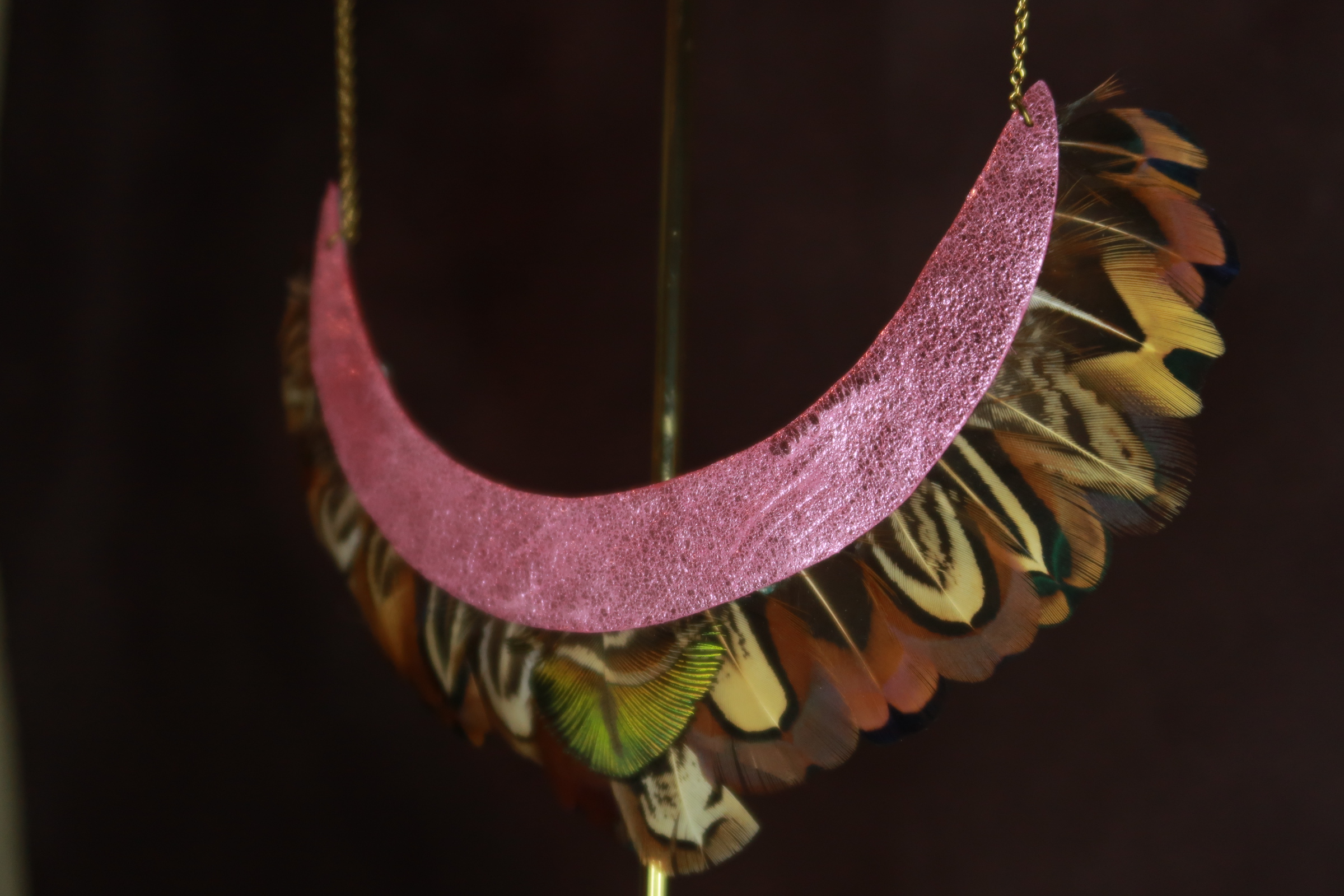 Collier Sourire rose