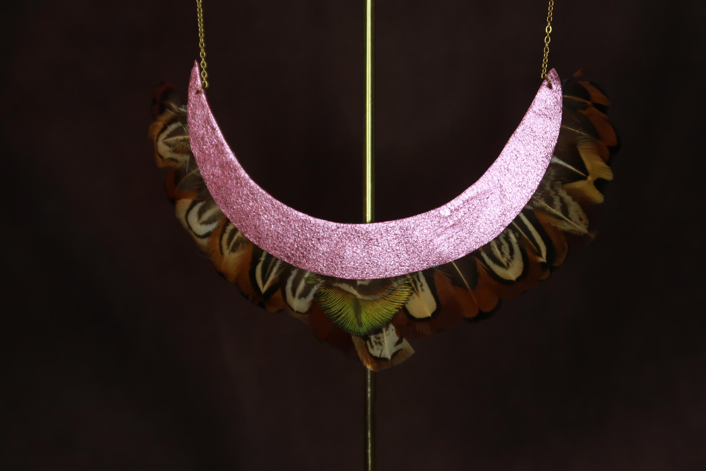 Collier Sourire rose