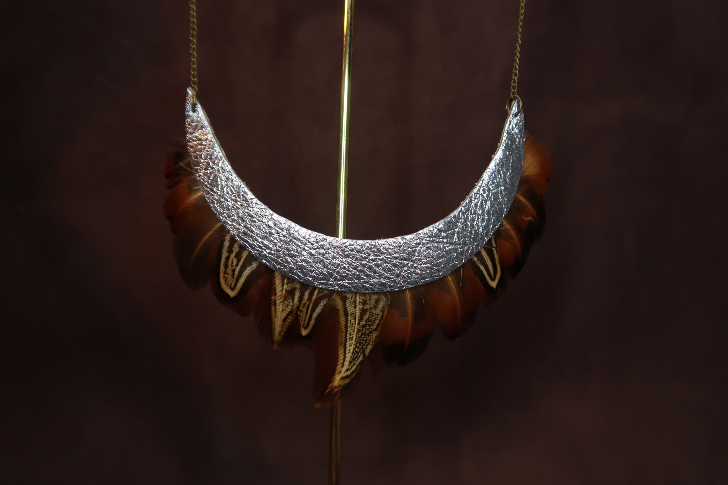 Collier Sourire Lilas argent