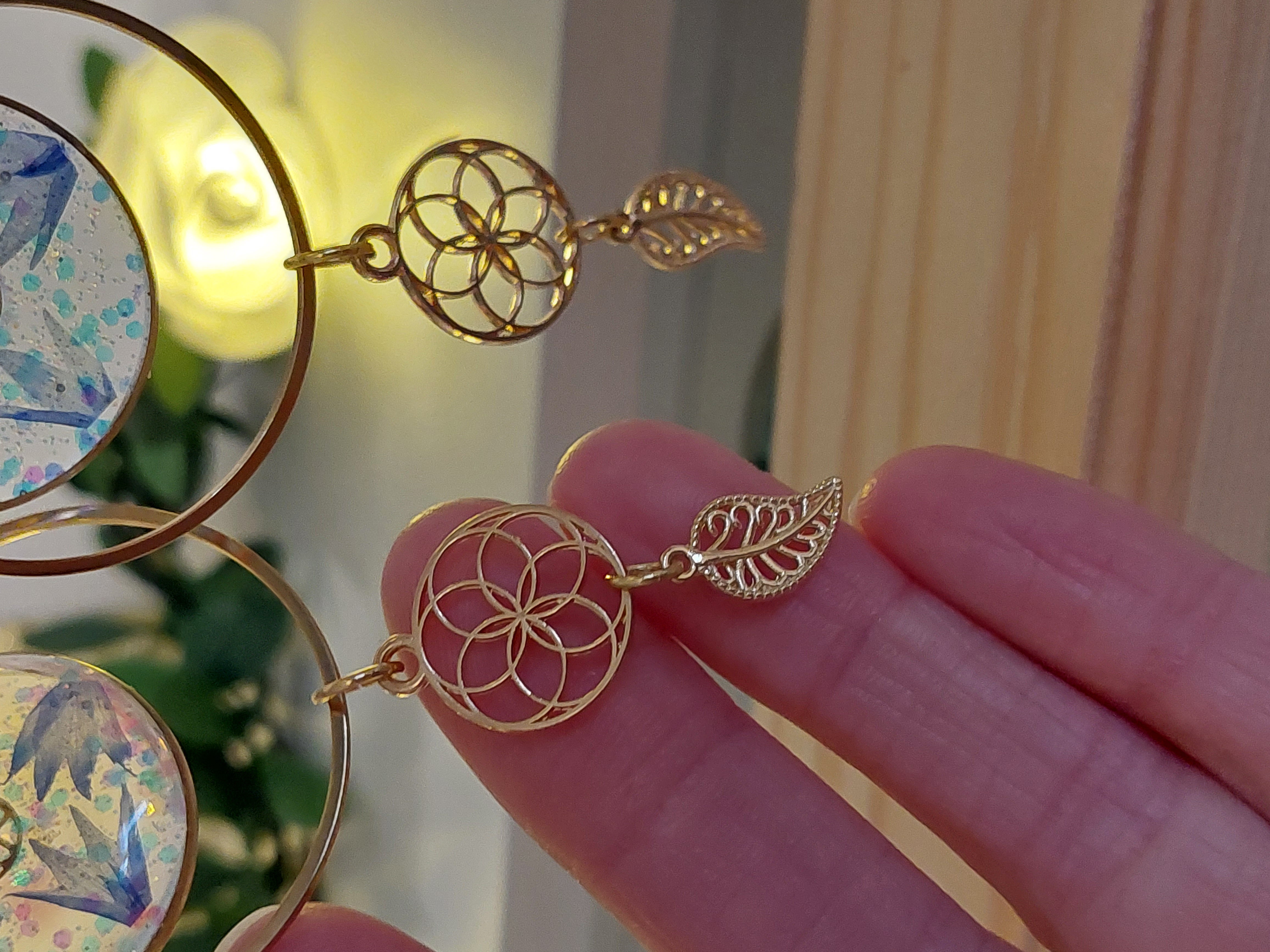 Boucles d'oreilles collection "Rêve Bleu"